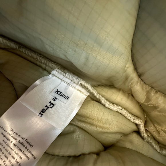 Super rare moss green teddy quilted jacket from The Frankie Shop! - Picture 6 of 7